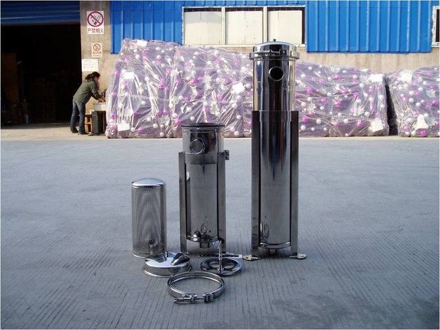 PORTAFILTROS EN ACERO INOXIDABLE # 306 , 316 L.